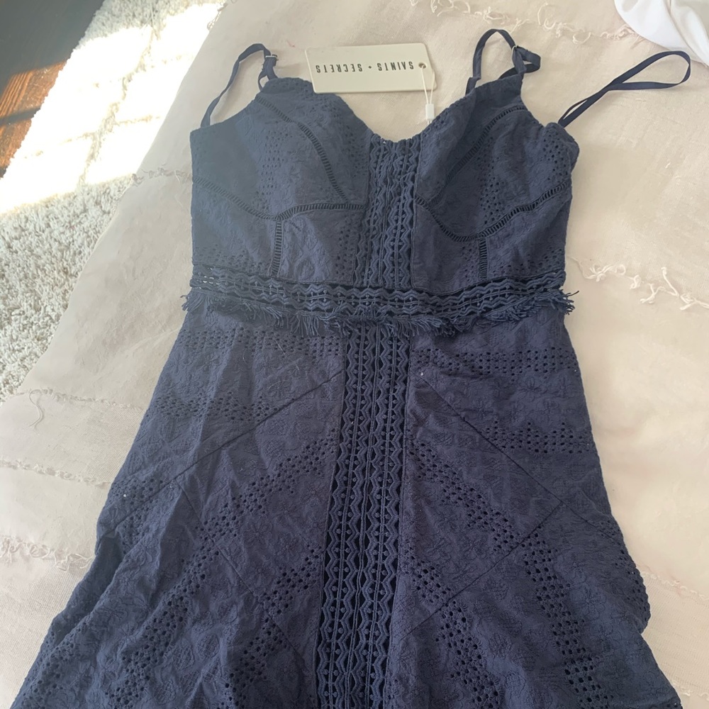 HELLO MOLLY navy savannah dress